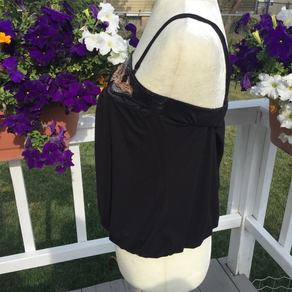 H & M Beautiful Beaded Top. size S - Picture 7 of 9